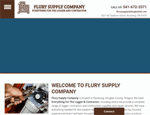 Tablet Screenshot of flurysupplyco.com